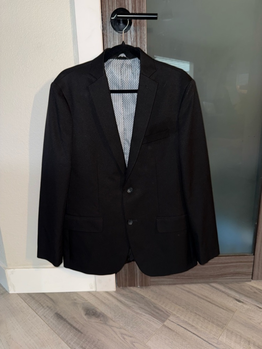 Haggar H26 Men's Flex Series Ultra Slim Suit Coat - Black